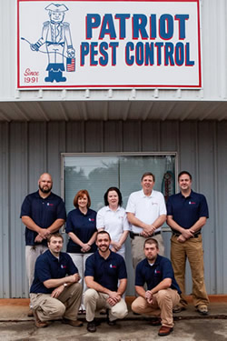 Patriot Pest Control has been serving the community since 1991. 