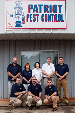 Patriot Pest Control has been serving the community since 1991. 